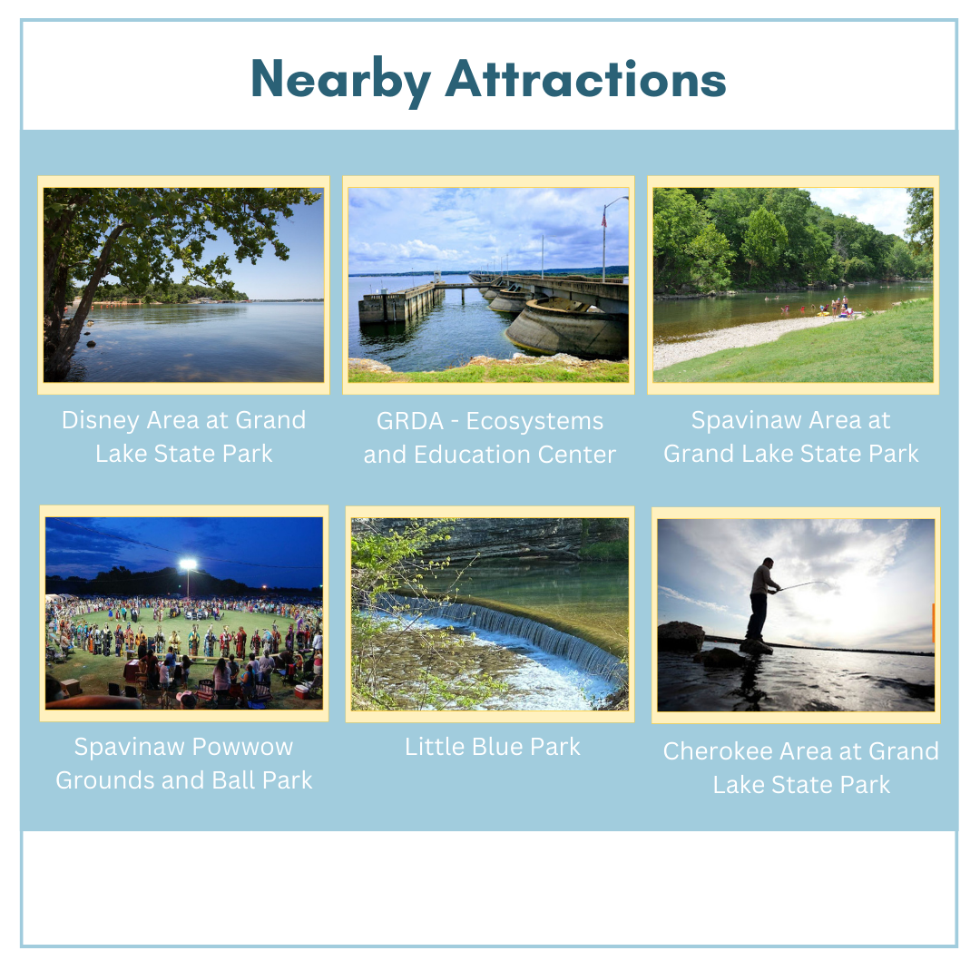 0.35 Acre overlooking view of Spavinaw Creek for your Dream House